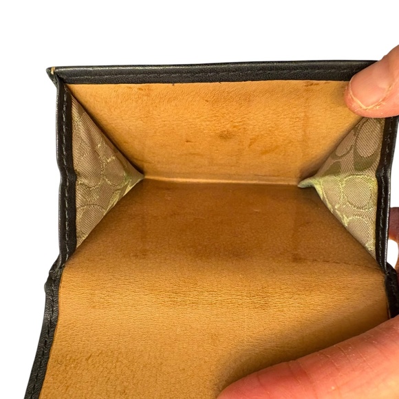 Coach black leather vintage y2k buckle wallet - Picture 9 of 12